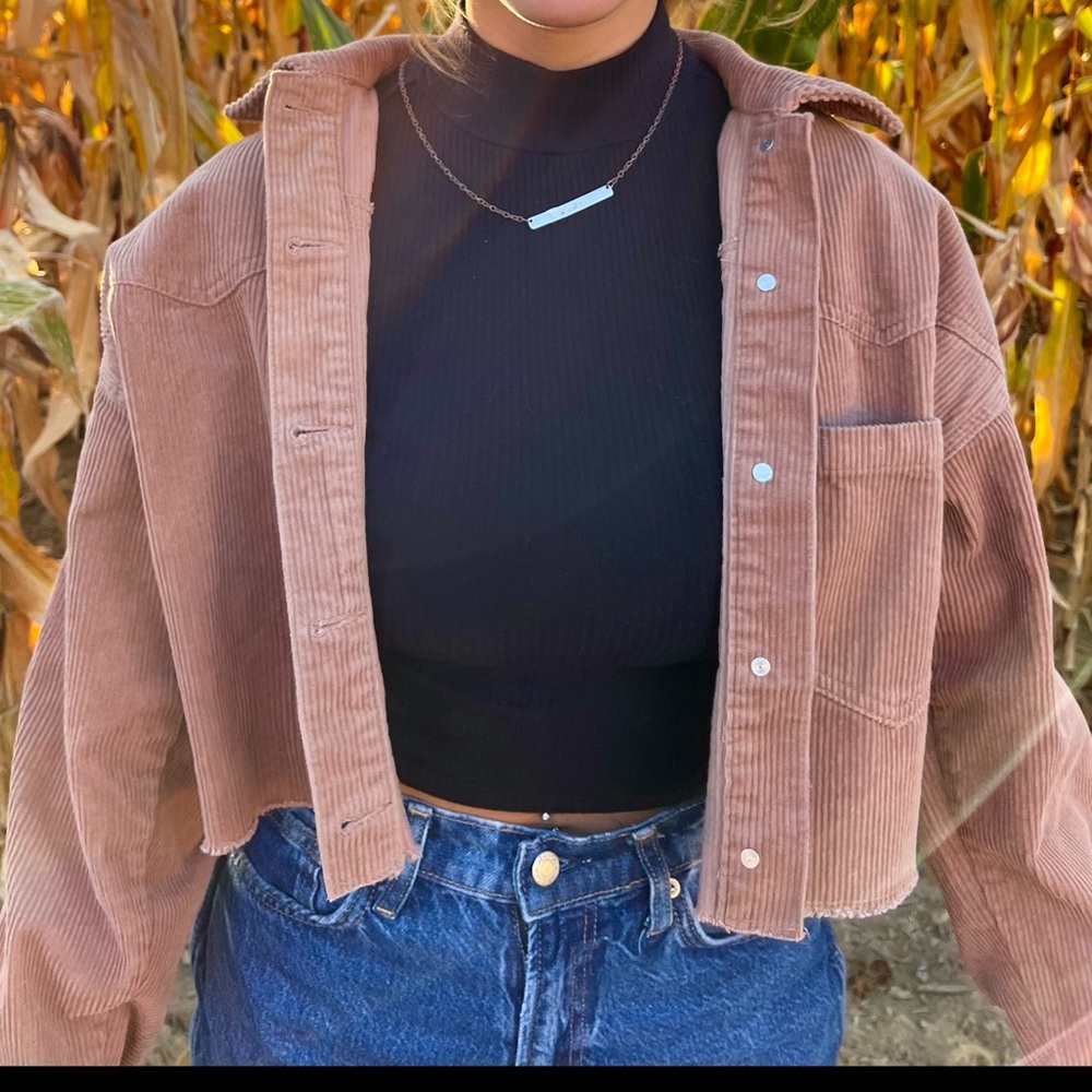 Corduroy tan jacket